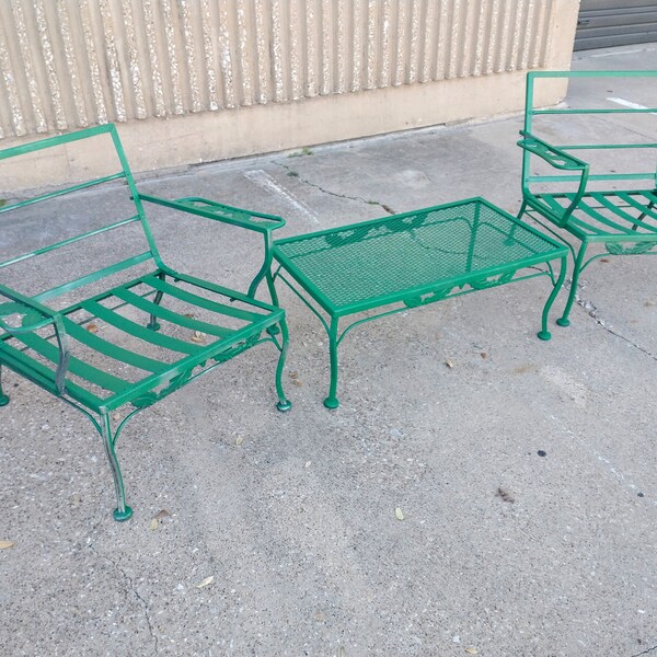 Mid-Century Set of Patio Furniture by Woodard