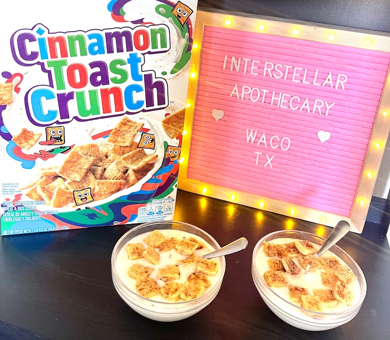 Cinnamon Toast Crunch CANDLE Mini Cereal Bowl Candle With Etsy