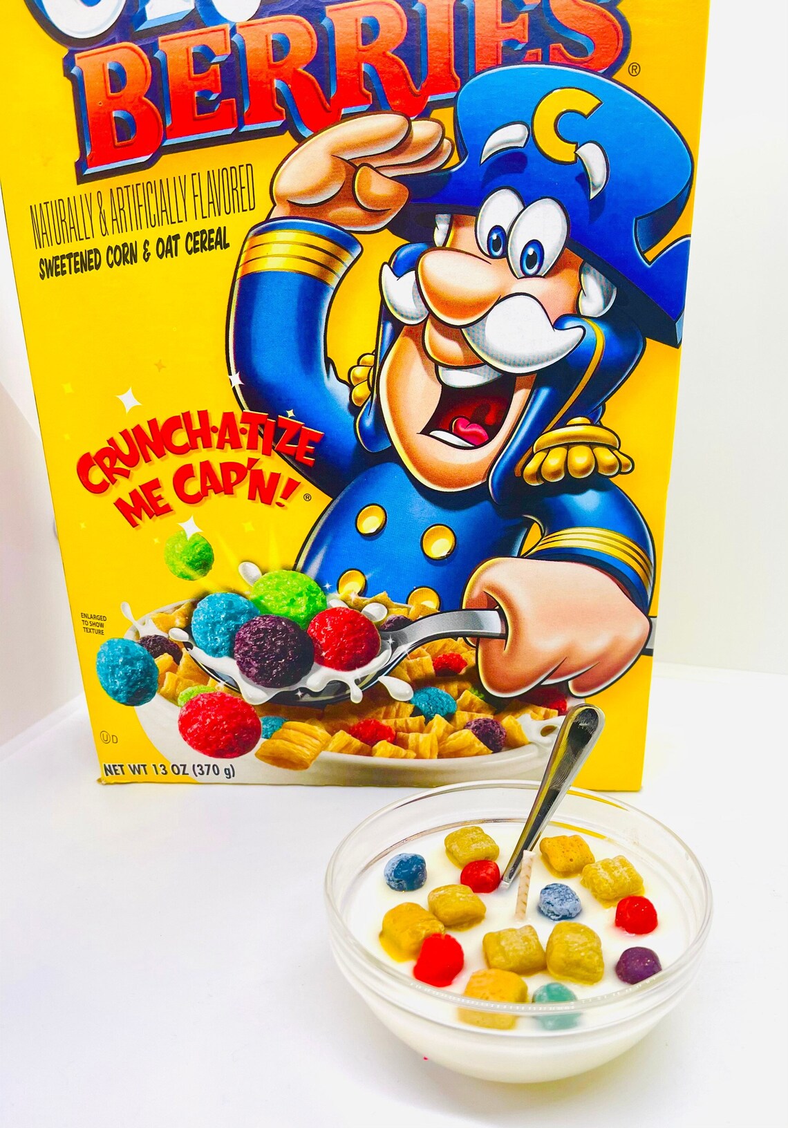 Large Cereal Bowl Candle 30 oz. Fruit Loops Fruity Etsy