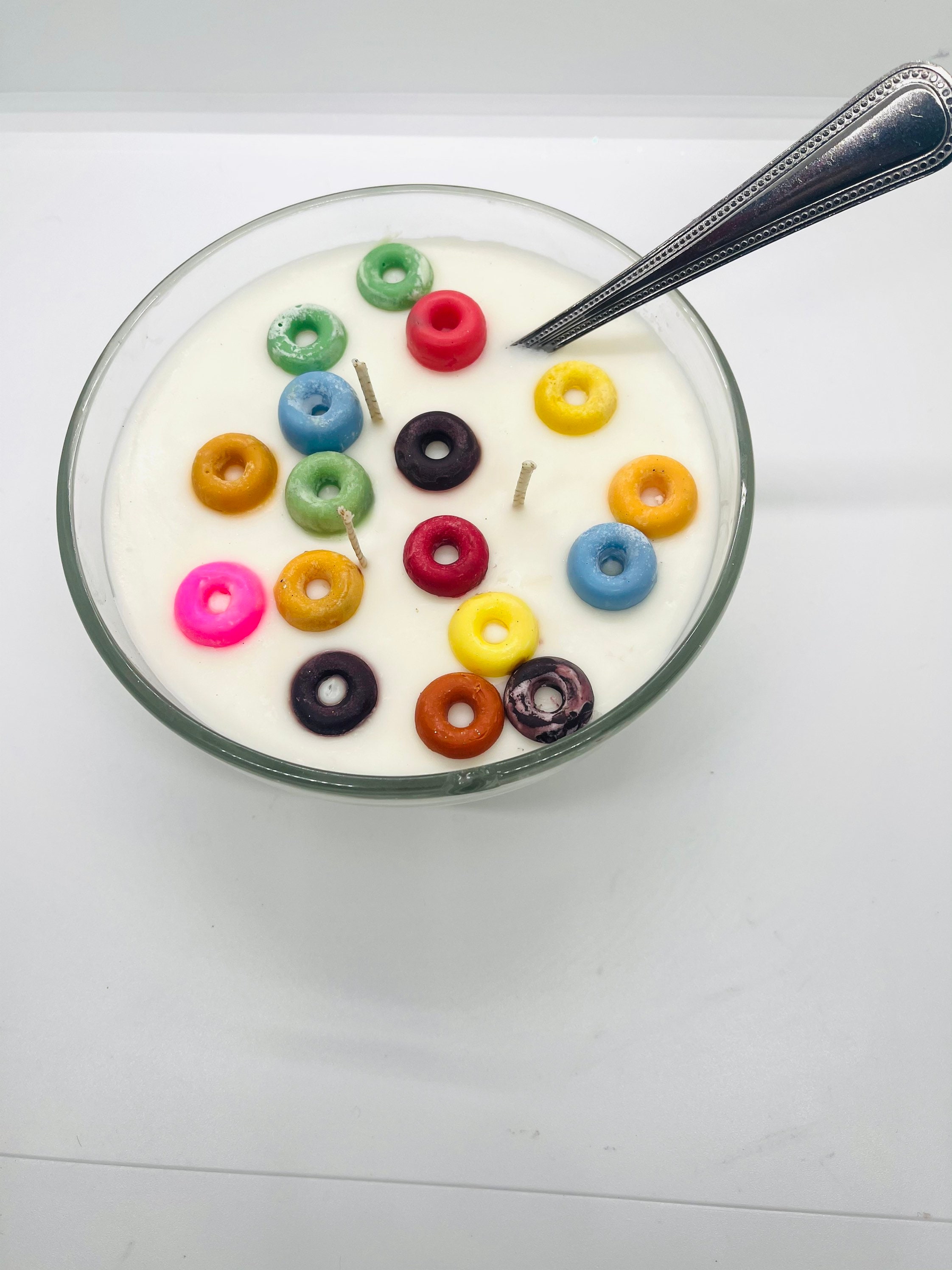 Cereal Bowl Candle 30 oz. Fruit Loops Fruity Pebbles & Etsy