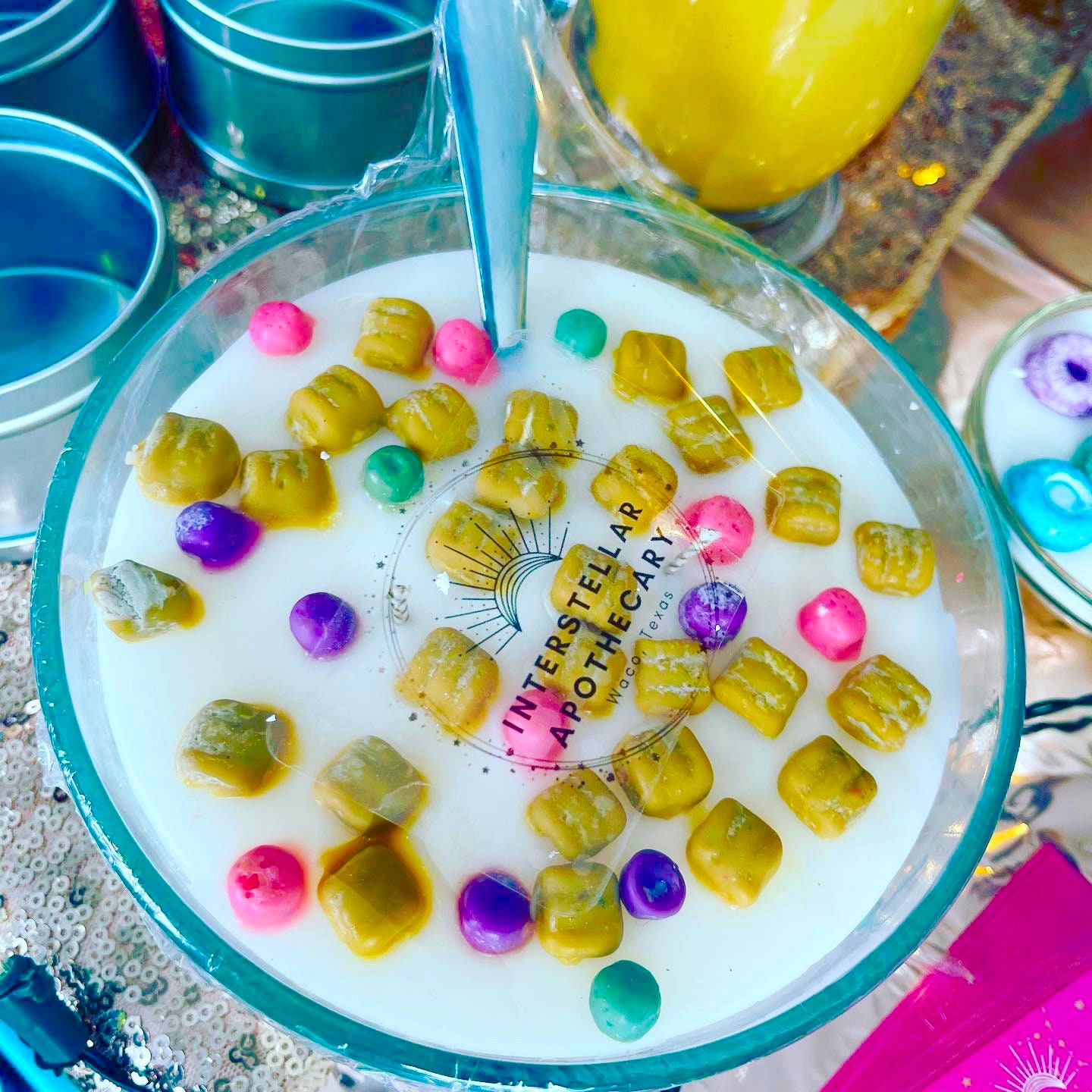 Large Cereal Bowl Candle 30 oz. Fruit Loops Fruity Etsy