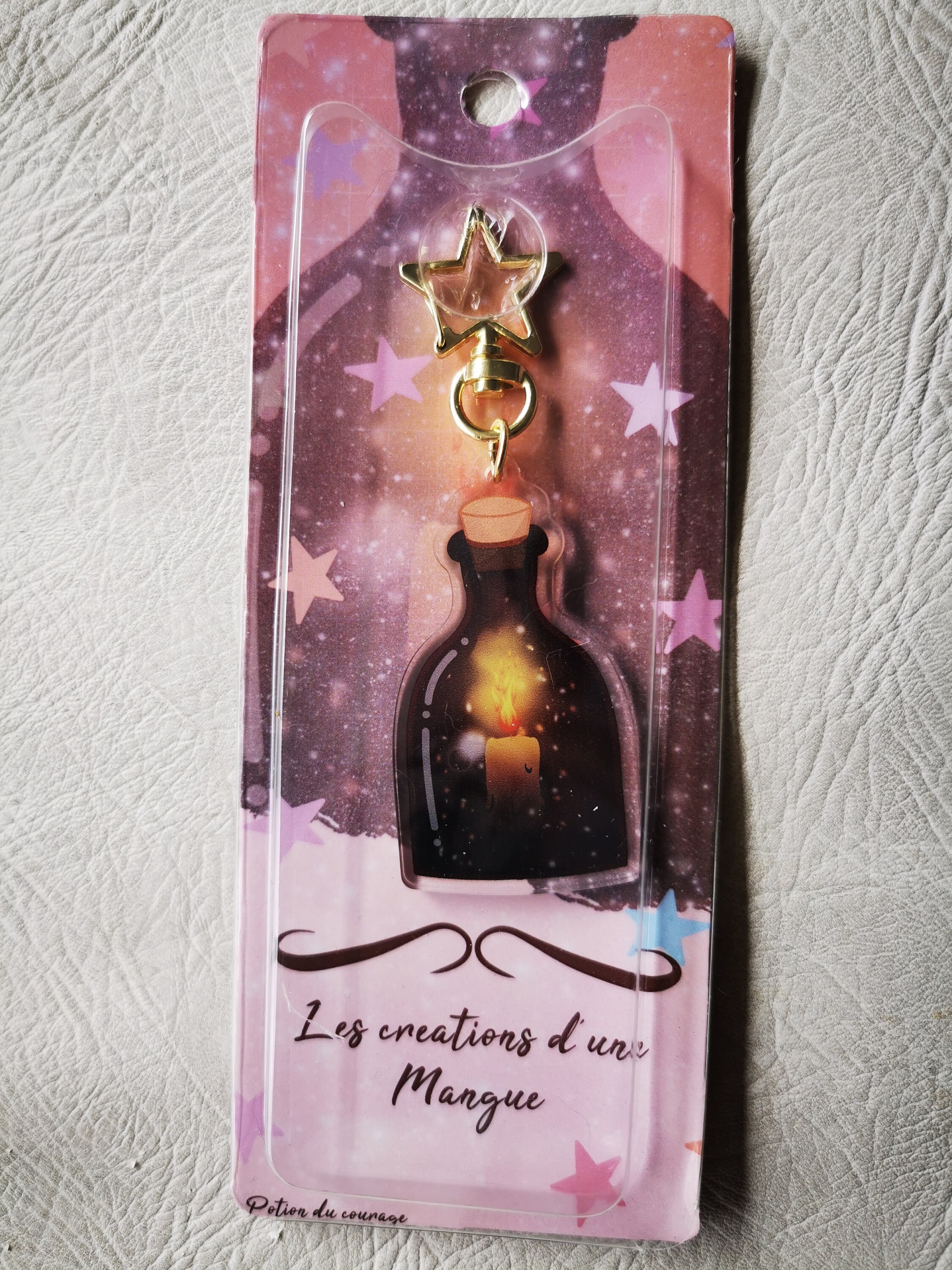 Acrylic Keychain Vial of Courage Bookmark Magic Potion Etsy