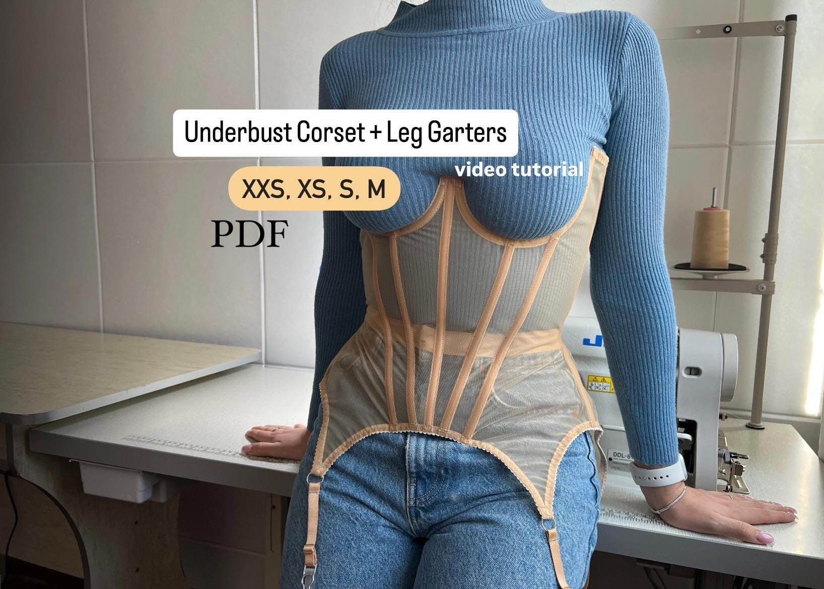 Corset Garter Belt - Etsy