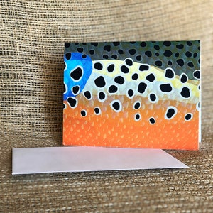 Brown Trout Greeting Card