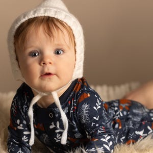 Frosty Forest Bear Body Suit