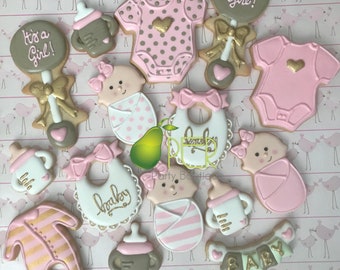 Baby Shower Cookies Etsy