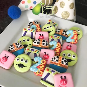 Mini Toy Themed Cookies 2" Birthday Cookies