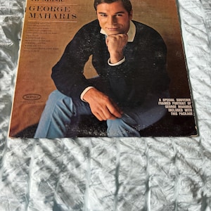 Vintage George Maharis Portrait In Music Record Album Vinyl LP