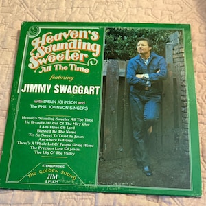 Vintage Jimmy Swaggart-Heaven&#39;s Sounding Sweeter All The Time Vinyl, LP 1977
