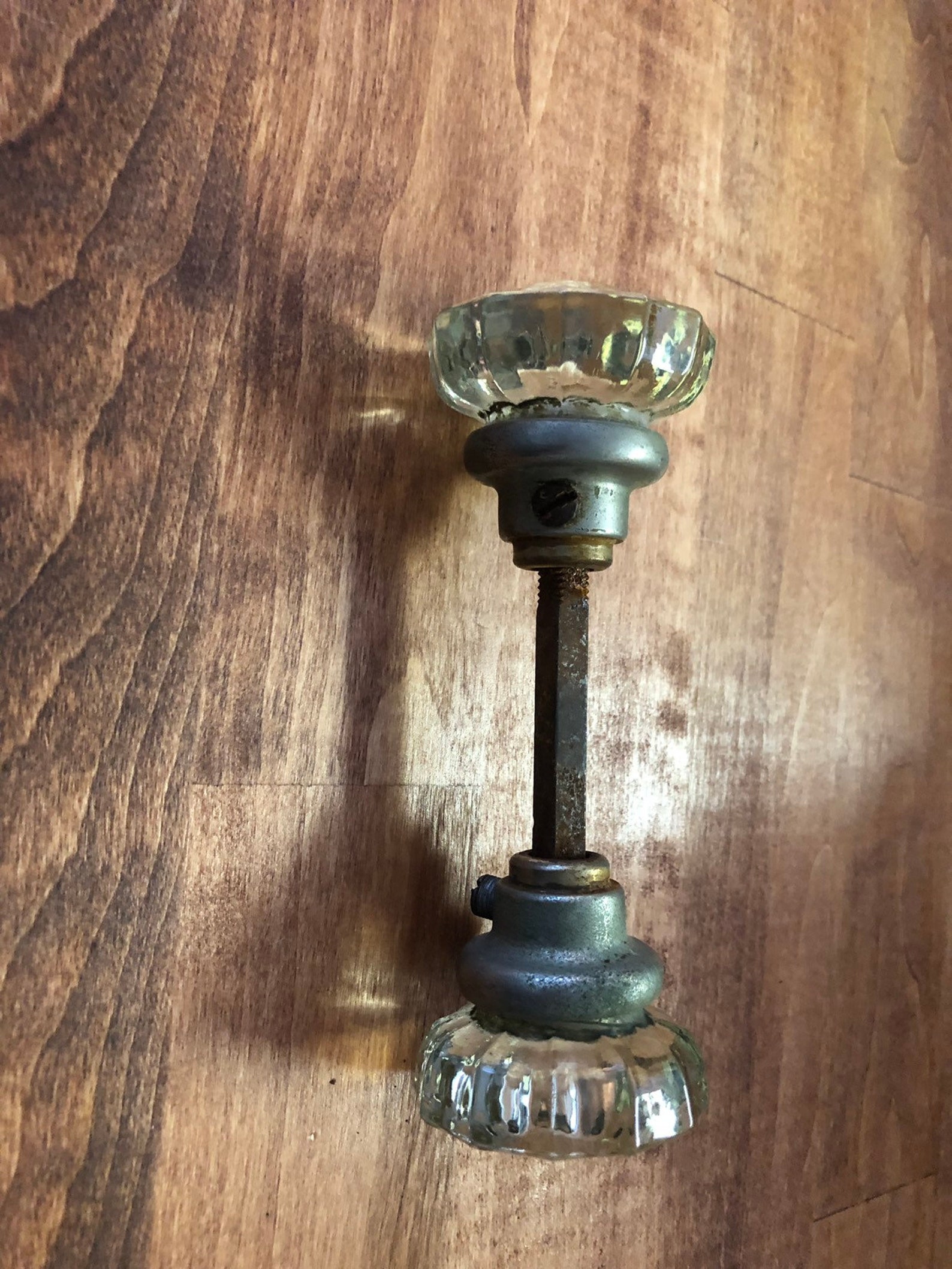 Vintage Glass Door Knob Etsy