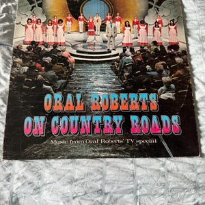 Vintage Oral Roberts on Country Roads: Music From TV Special, Record Album Vinyl LP