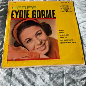 Vintage Eydie Gormé - Here&#39;s Eydie Gorme Record Album Vinyl LP