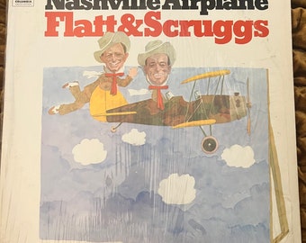 Vintage Vinyl Nashville Airplane Flatt & Scruggs Record