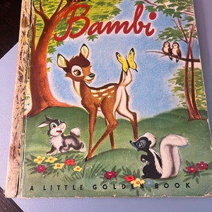 A Little Golden Book, Walt Disney’s Bambi