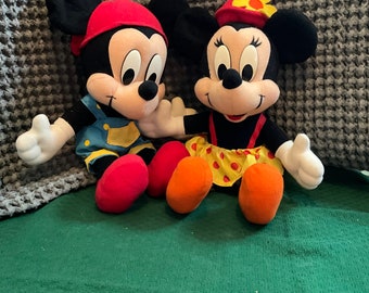 Minnie Mouse Vintage Mickey Mouse Stuffed Doll Vintage Disney