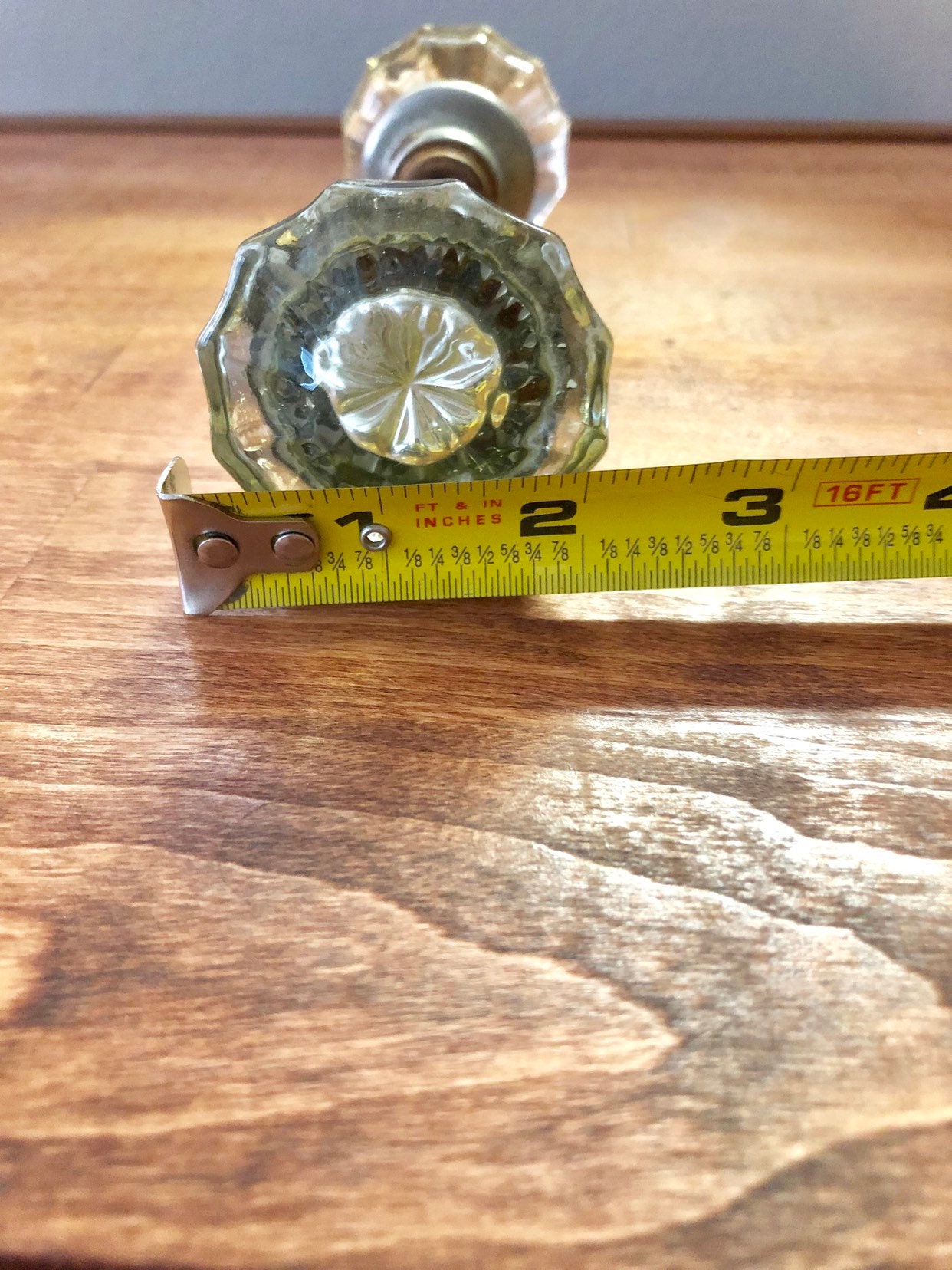 Vintage Glass Door Knob Etsy