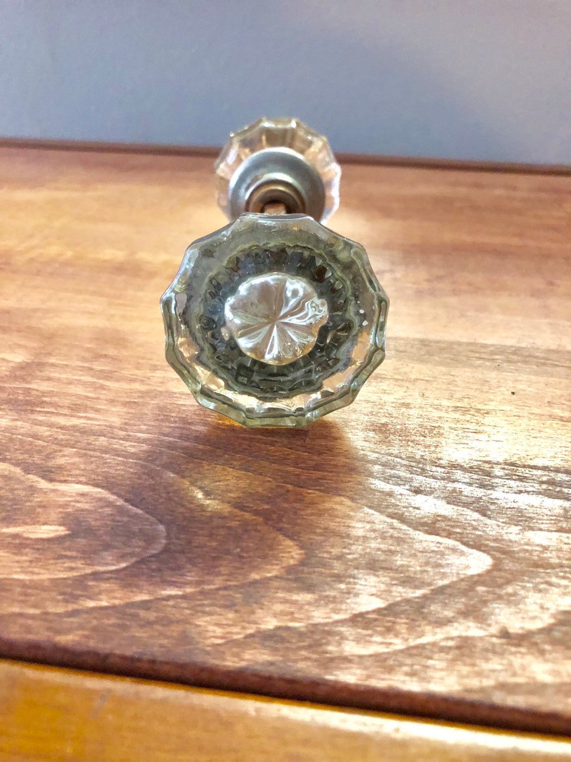 Vintage Glass Door Knob Etsy