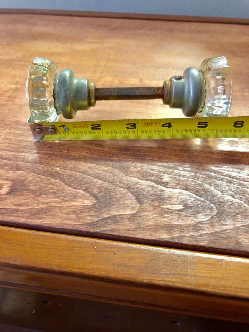 Vintage Glass Door Knob Etsy