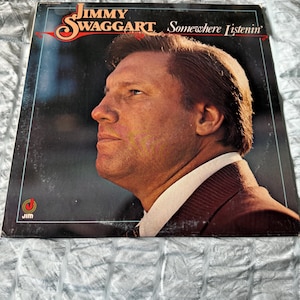 Vintage Jimmy Swaggart &quot;Somewhere Listenin&#39; &quot; 1978 Religious Record Album Vinyl LP