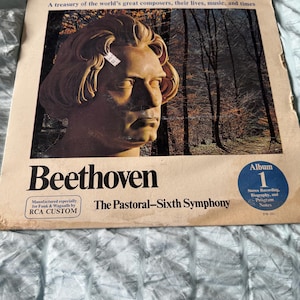 Vintage Beethoven - The Pastoral - Sixth Symphony - 1976 Record Album Vinyl LP