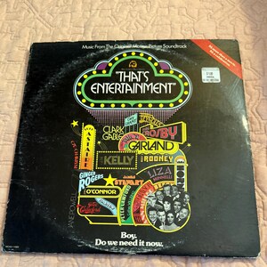 Vintage That&#39;s Entertainment Music From The Original Motion Picture Soundtrack Double LP