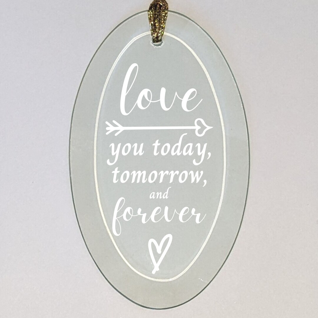 Custom Glass Oval Ornament Etsy