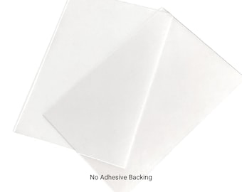 Lenticular Blank 50 LPI Lens Sheets No Adhesive Backing