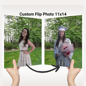 11x14 Custom Lenticular Photo Flip Picture
