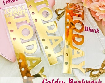 Alle SIZE Seite Marker A5/Personal Planner Heute Lesezeichen Goldfolie Chroma Regenbogen Farbe Designer-Edition