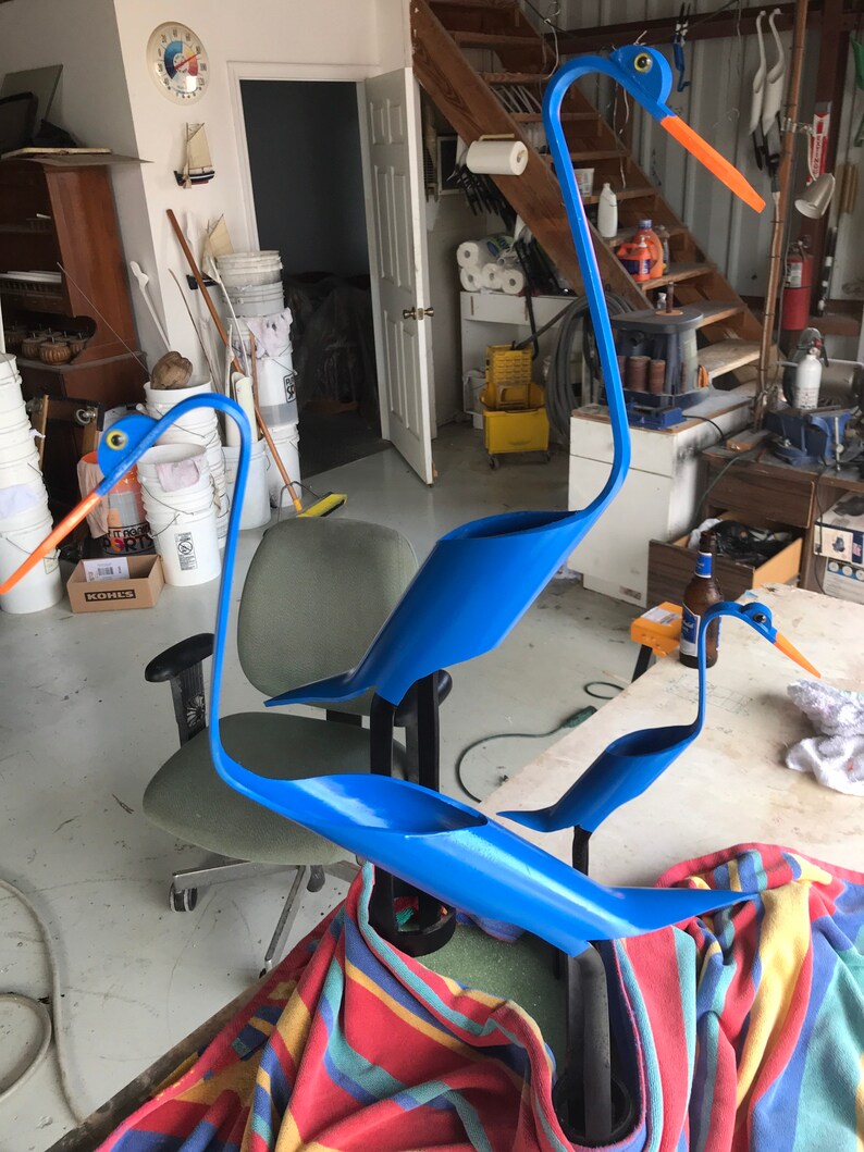 PVC Yard Birds You Select Color Scheme Etsy