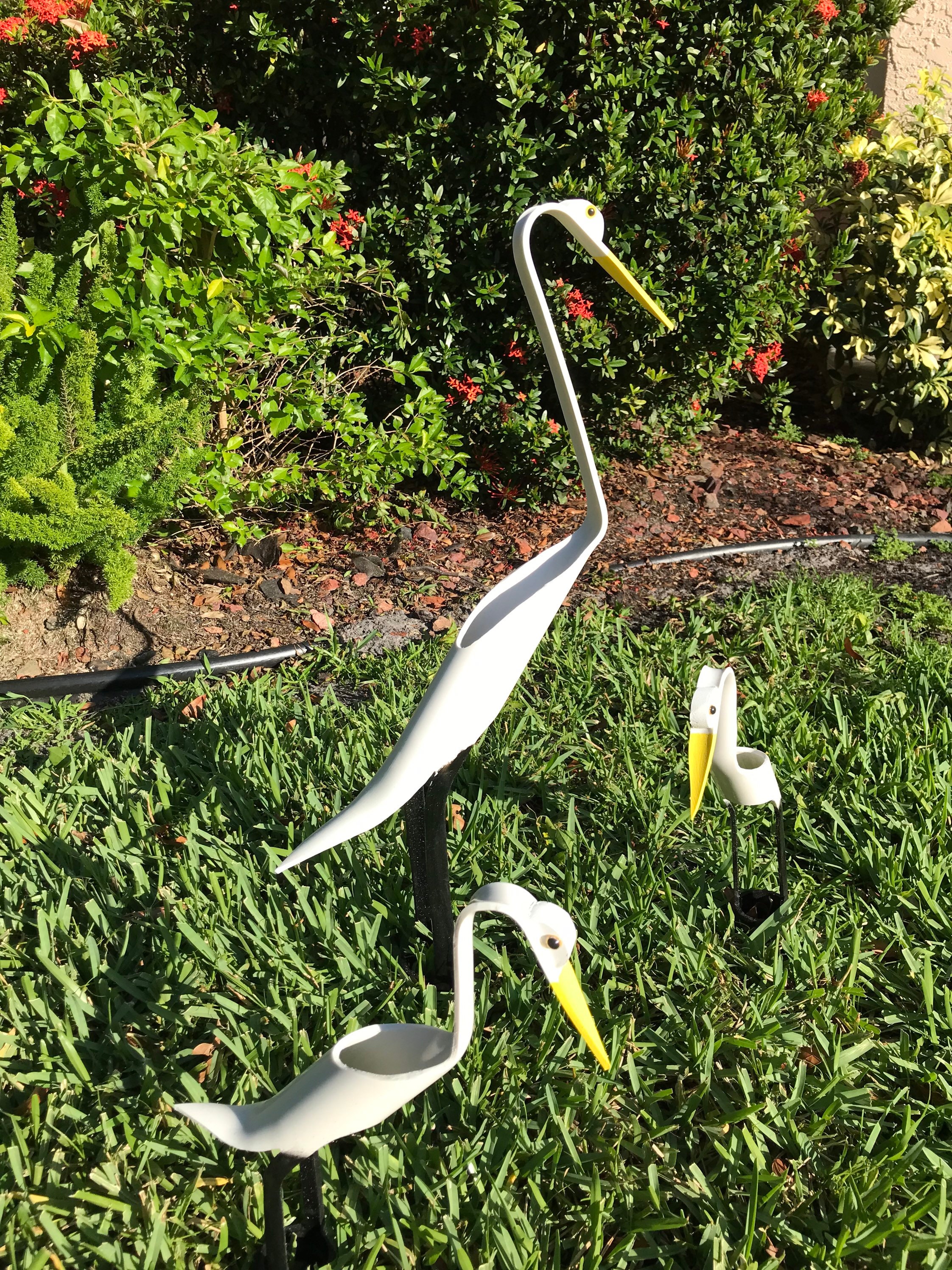 PVC Yard Bird Family - Etsy