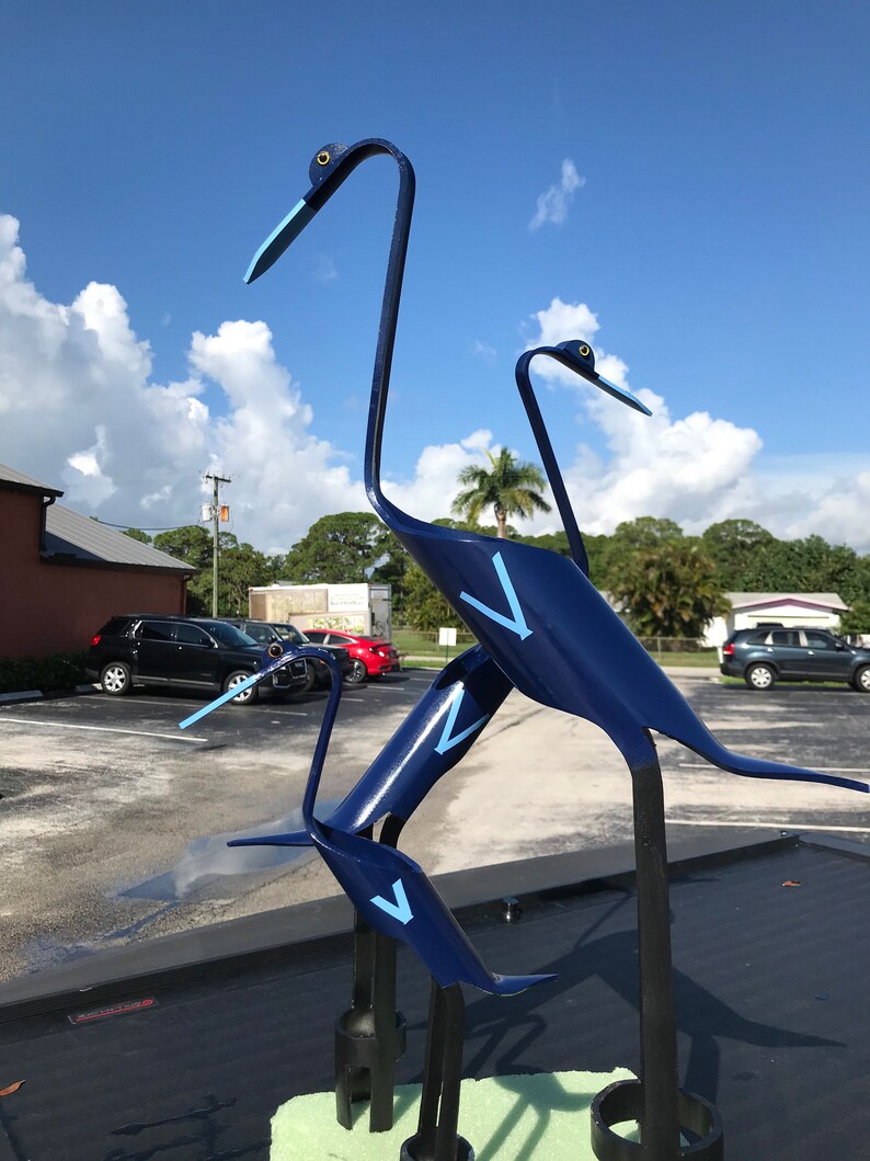 PVC Yard Birds You Select Color Scheme Etsy