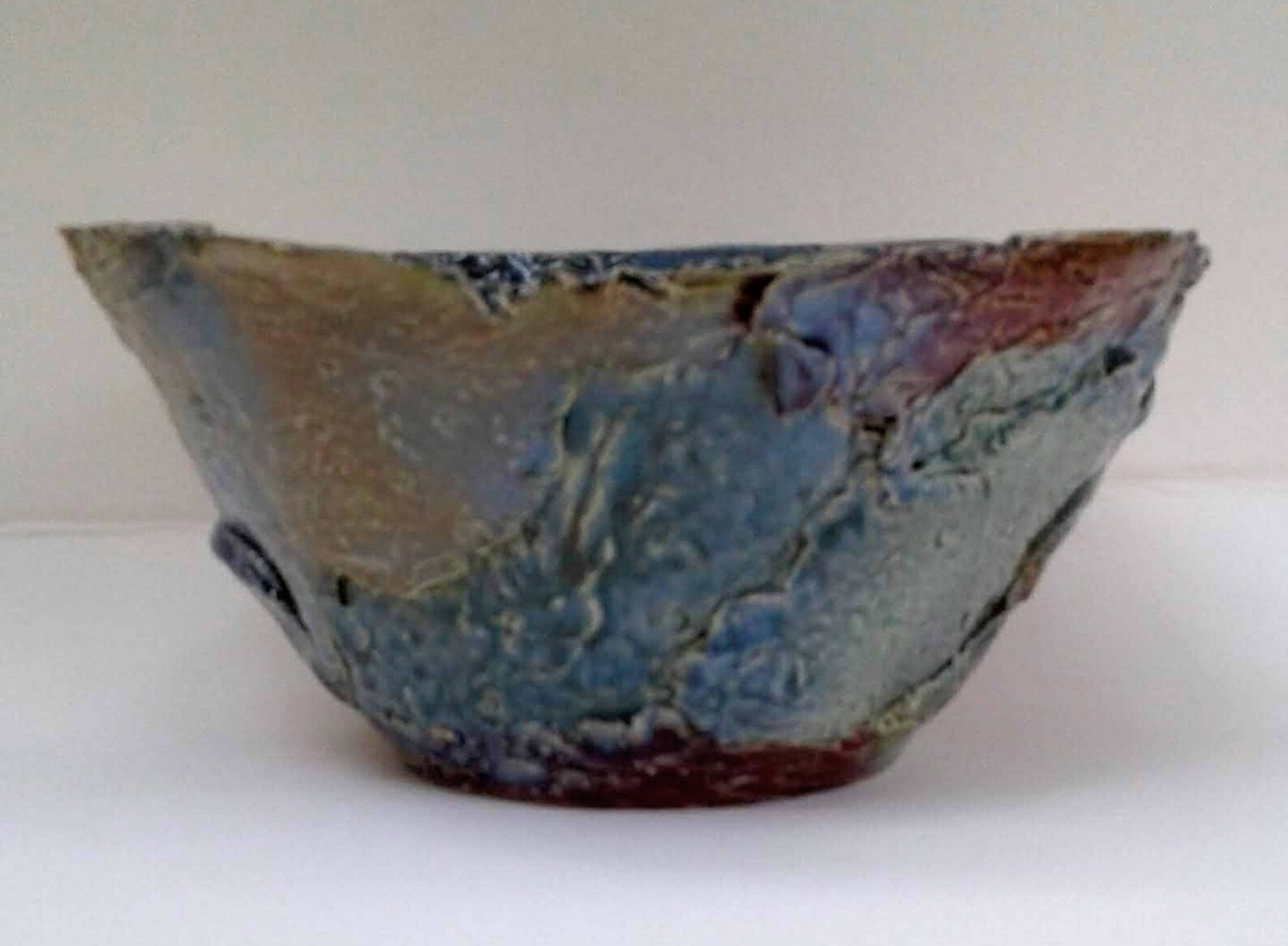 Blaue und braune Spitzenschale | Etsy