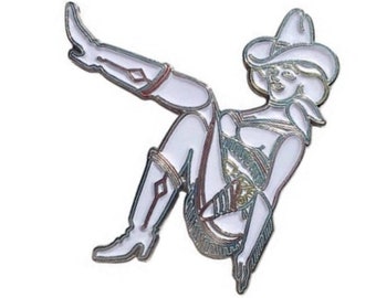 Cowgirl Pin / Emaille Pin / Revers Pin / Emaille Pins / Pins / Pin / Cowgirl / Country Music / Nashville / Cadeau voor haar / Verjaardagscadeau