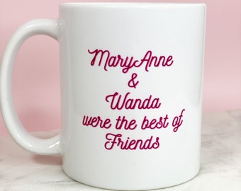 Maryanne & Wanda koffie/thee mok/koffiekopje/grappige mok/cadeau voor haar/cadeau/keramische mok/countrymuziek