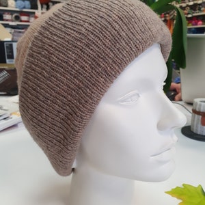 Knitting instructions double knitted hat &quot;Cashmere&quot;
