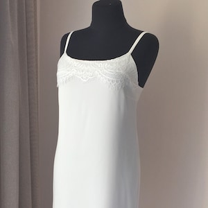 White Nightgown Bridal Nightgown Negligee Nightdress - Etsy