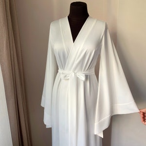 Black Bridal Robe Long Kimono Robe Floor Length Robe Maxi - Etsy