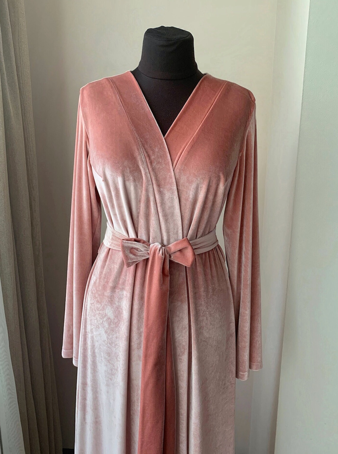 Long Bridal Robe Long Velvet Robe Velvet Robes Women Floor Etsy Ireland