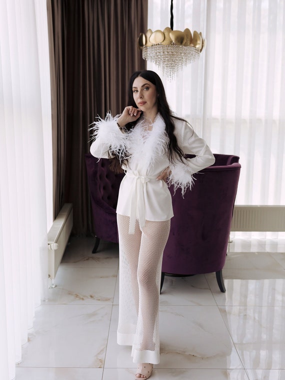 sheer pajama top