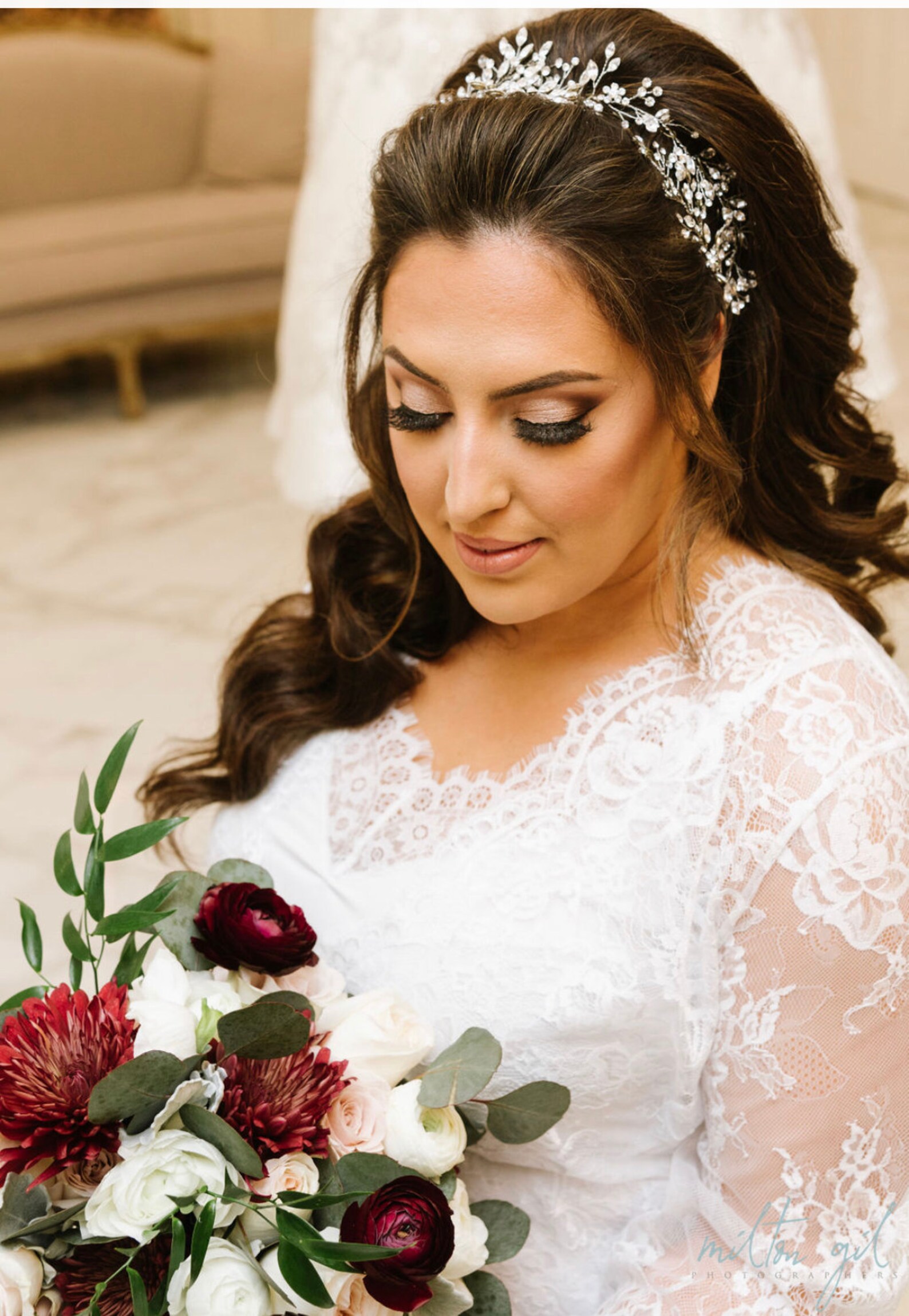 Long Lace Bridal Robe Wedding Day Robe White Lace Robe Etsy