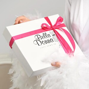 White feather robe, Bridal dressing gown, Long wedding robe for bride image 7