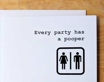 Party Pooper Ostomy Greeting Card