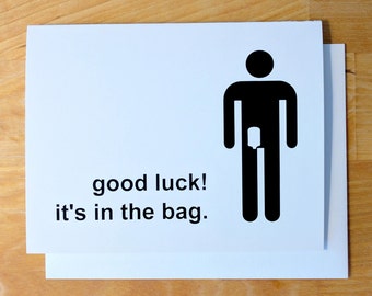 It's in the Bag Ostomy Get Well Greeting Card