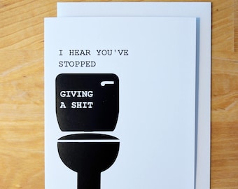 Stopped Giving a Shit Ostomy Greeting Card