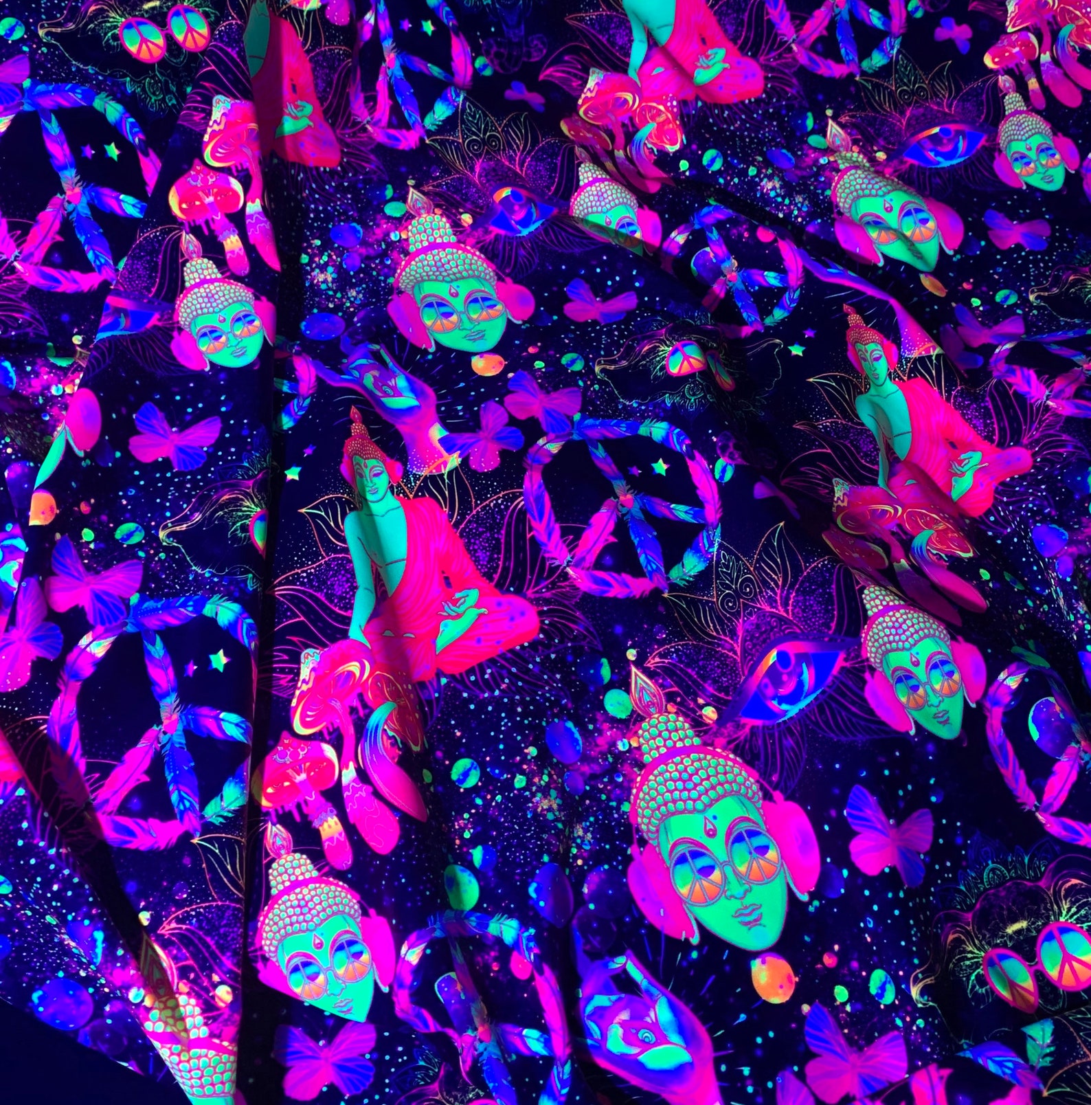 UV reactive rave bodysuit / edc / festival rave outfit Etsy