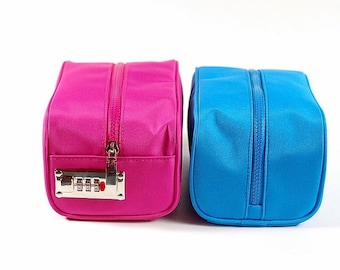 Lockable make up bags