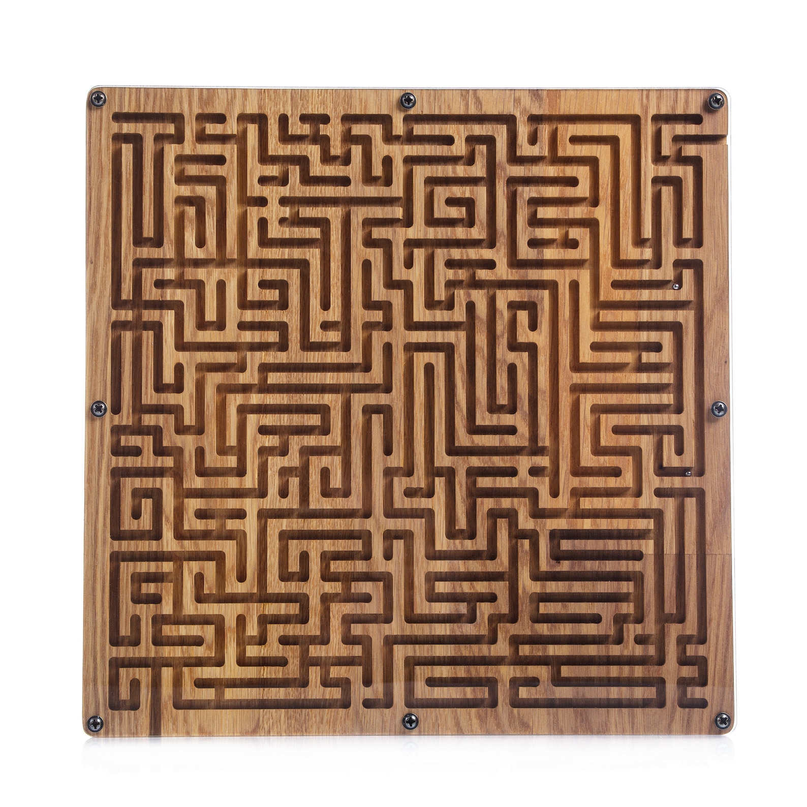 Labyrinth Busy Toddler Game Activity Board Wood Gifts Oak Maze Etsy