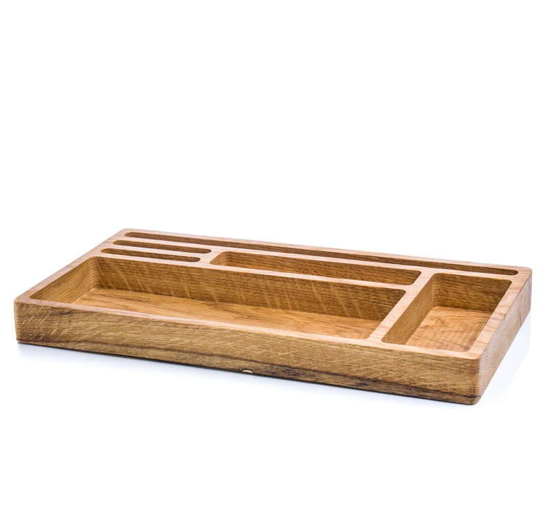 Wood Desk Organizer for Him Cell Phone Stand Wooden Key Holder Etsy