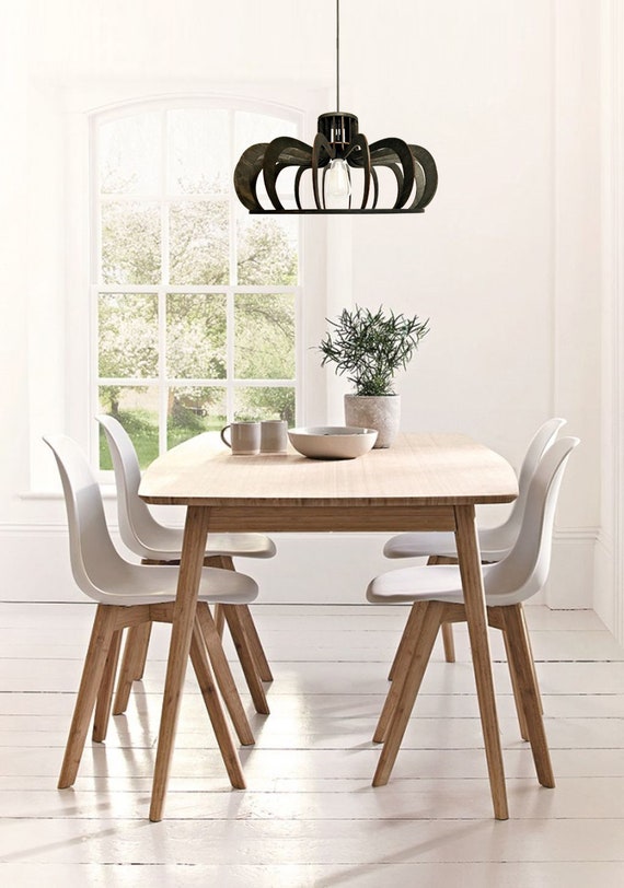 Ceiling Lights Dining Room Lighting Farmhouse Chandelier Kitchen Lighting Pendant Light Fixture Modern Hanging Wood Lamp Already Assembled